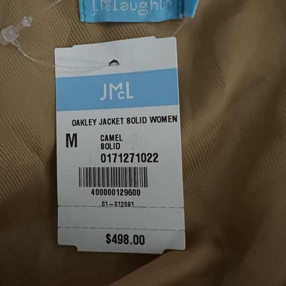 J McLaughlin NWT Women's Oakley 100% Goat Suede Jacket. Size M R-124 - Picture 6 of 7